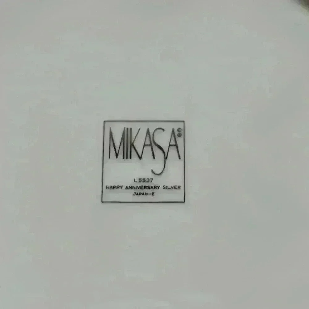 Mikasa “Happy Anniversary” Silver Plate